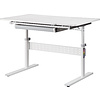 Комплект Ergosmart ученический Smart 100: парта E603 GREY, полка к парте E611 WHITE, накладка  на стол Е511 - 2