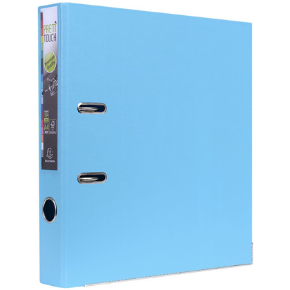 Папка-регистратор "Exacompta", A4+, 50 мм, ПВХ, голубой пастельный