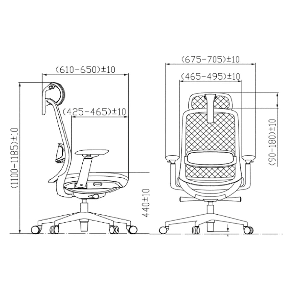 Кресло для руководителя SitZone CH-531A, ткань, пластик, черный, -30% - 5