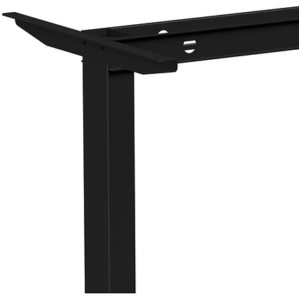 Стол с электроприводом WellDesk Basic 1300x675х18 черный/дуб денвер трюфель (9191456+9072454) - 4