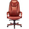 Кресло д/руководителя Бюрократ T-9923WALNUT светло-коричневый Leather Eichel кожа крестовина металл/дерево - 2