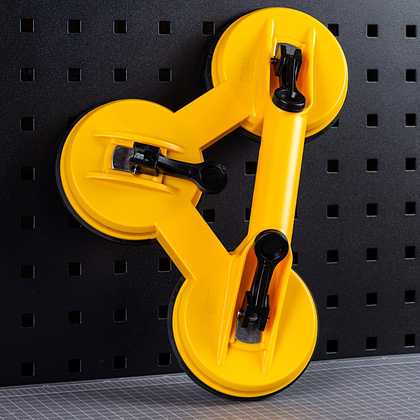 Стеклодомкрат Deli YS EDL-XP23, тройной, до 120 кг, желтый - 5