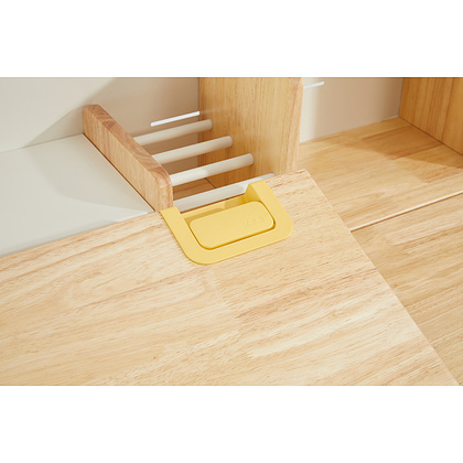 Стол Ergosmart регулируемый Galleon, 1200х700х(520-760) мм, гевея беленая, с книжной полкой - 18