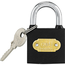 Замок навесной Deli YS EDL508902, 38 мм, автомат, 3 ключа, защита от влаги