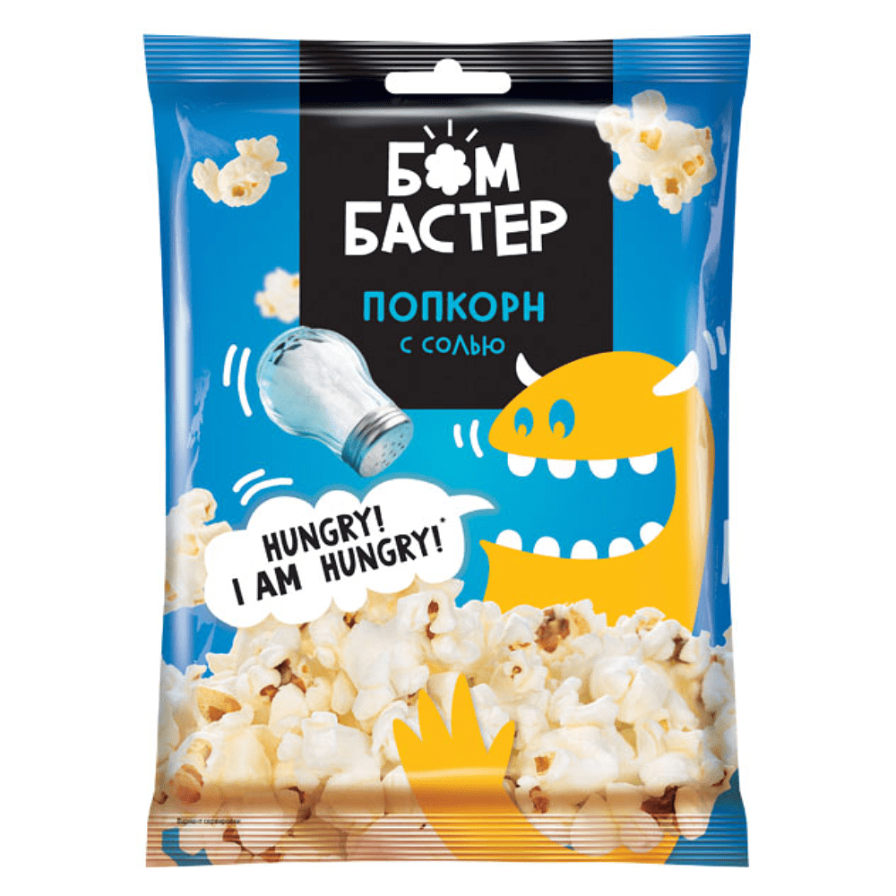 Попкорн "Бомбастер", с солью, 35 г