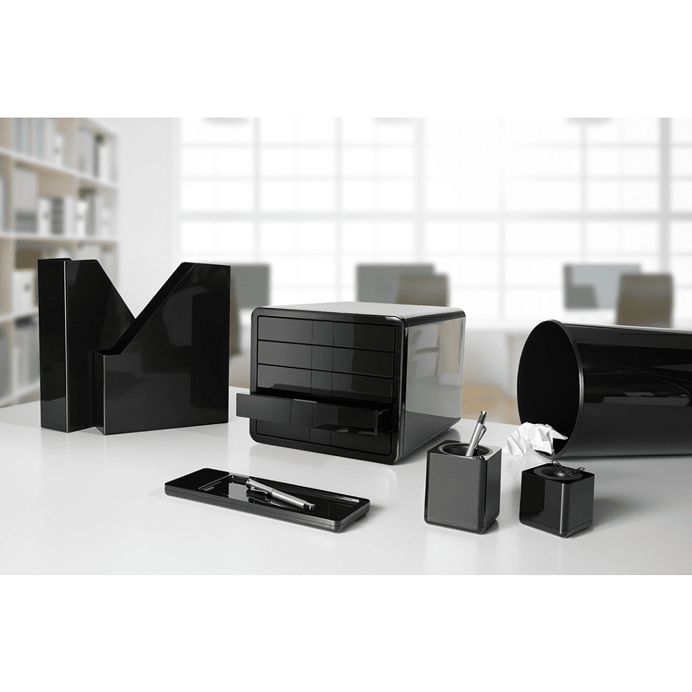 Блок из 5-и лотков закрытый "iBox", закрытый, черный - 3