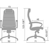 Кресло для руководителя "Metta Samurai K-1.04", экокожа, металл, черный - 4