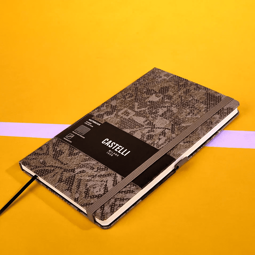 Блокнот "Shabby brown texture", А5, 96 листов, линейка, коричневый - 8