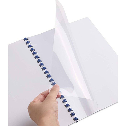 Обложка для переплета YesЛи, A4, пластик, 150 мкм, 100 шт, зеленый - 2