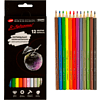 Цветные карандаши "Я-Художник!", 12 шт, шестигранные, 6 неон, 6 металлик  - 3