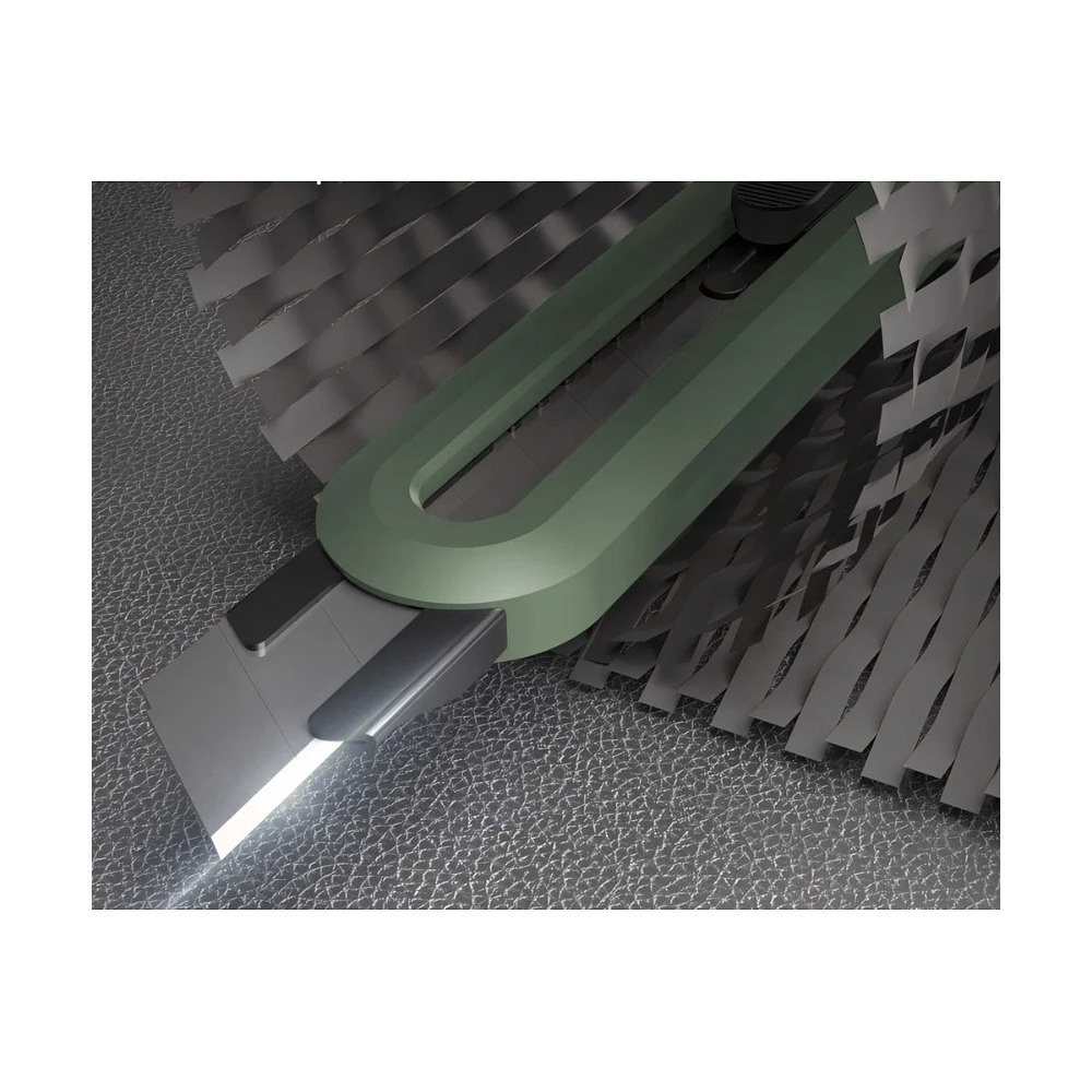 Нож универсальный "Deli Home", 18 мм, зелёный - 5