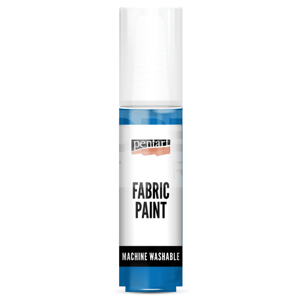 Краски для текстиля "Pentart Fabric paint", синий, банка