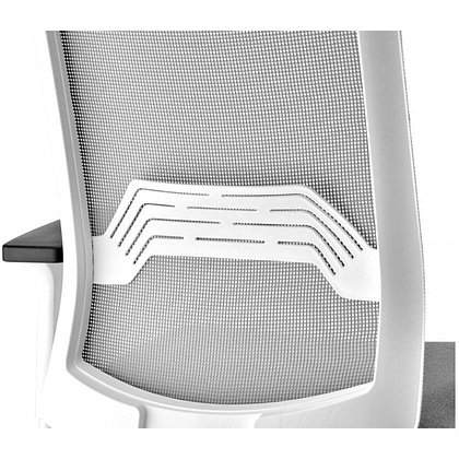 Кресло для руководителя "Sokoa Wi-Max White", ткань, сетка, металл, черный - 2