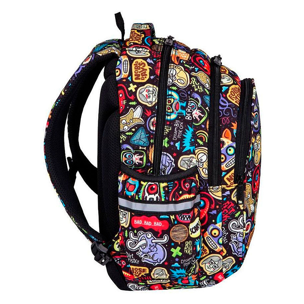 Рюкзак школьный CoolPack "Scary stickers", разноцветный - 3