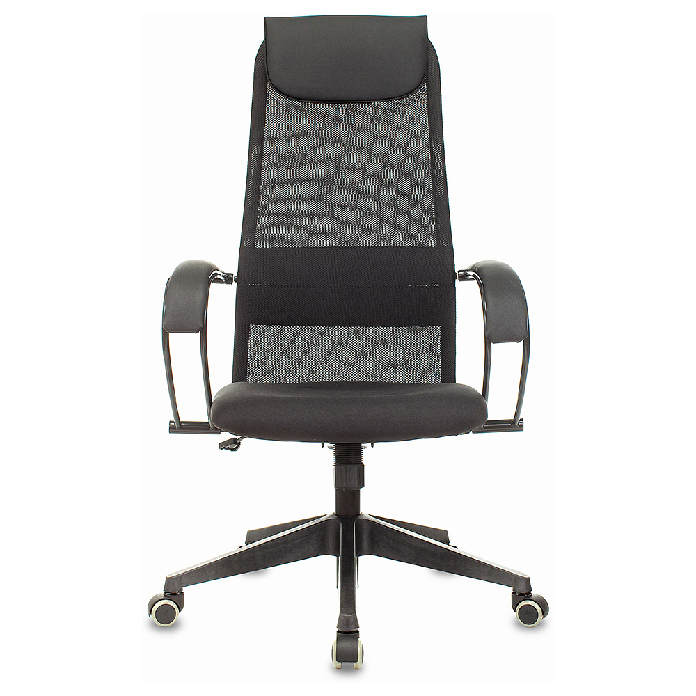 Кресло руководителя "Бюрократ CH-607 TW-01", сетчатая ткань, пластик, черный - 2