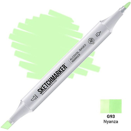 Маркер перманентный двусторонний "Sketchmarker", G93 ньянза