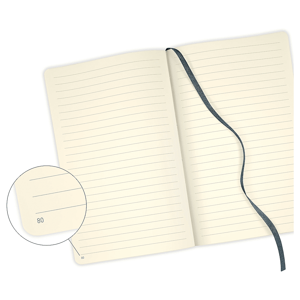 Блокнот "Copper baroqe", А5, 96 листов, черный, срез медный - 4