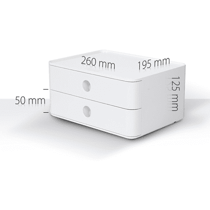 Блок из 2-х лотков закрытый "Allison", серый - 2