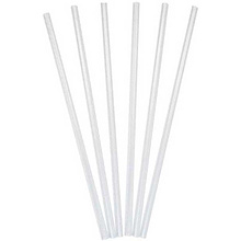 Трубочки для напитков полимерные 125×5 мм
