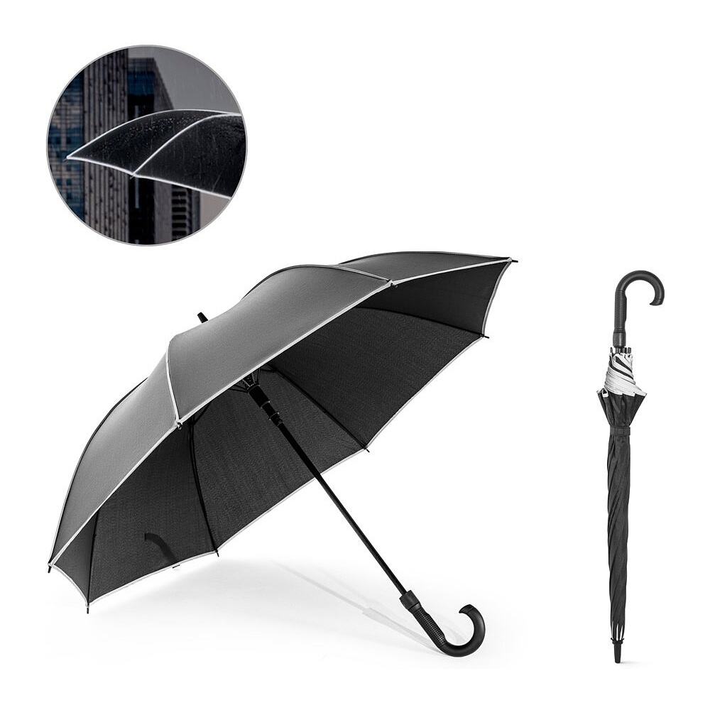 Зонт-трость "Finnley", 70 см, черный - 2