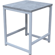 Табурет RION ALLERD, металл, ЛДСП, белый муар, Бетон