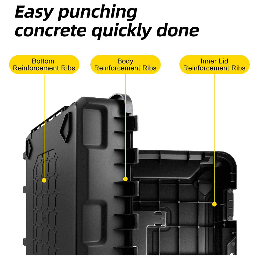Ящик для инструмента Deli YS EDL432522C, 440х330х160 мм, модульный, пластмасса - 3