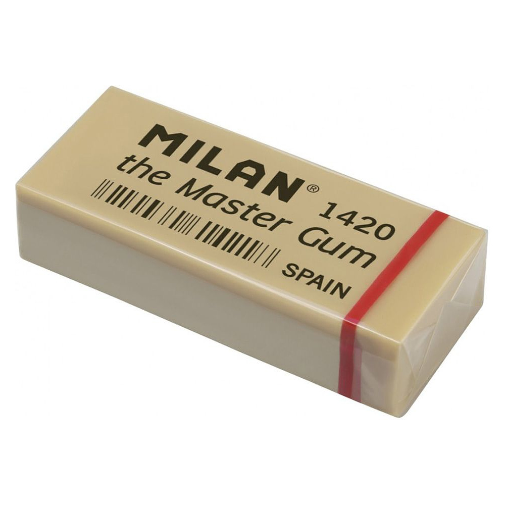 Ластик Milan "Master Gum 1420", 1 шт, бежевый