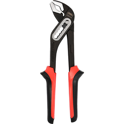 Клещи переставные Deli RS EDL2612Z, 300 мм, черный, красный