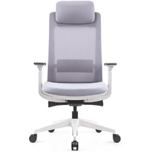 Кресло компьютерное SitZone E-VL002A-BS, сетка, ткань, пластик, серый