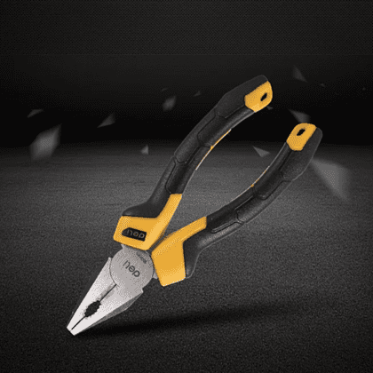 Плоскогубцы Deli YS EDL2006Z, 160 мм, 2-х компонентные рукоятки - 9