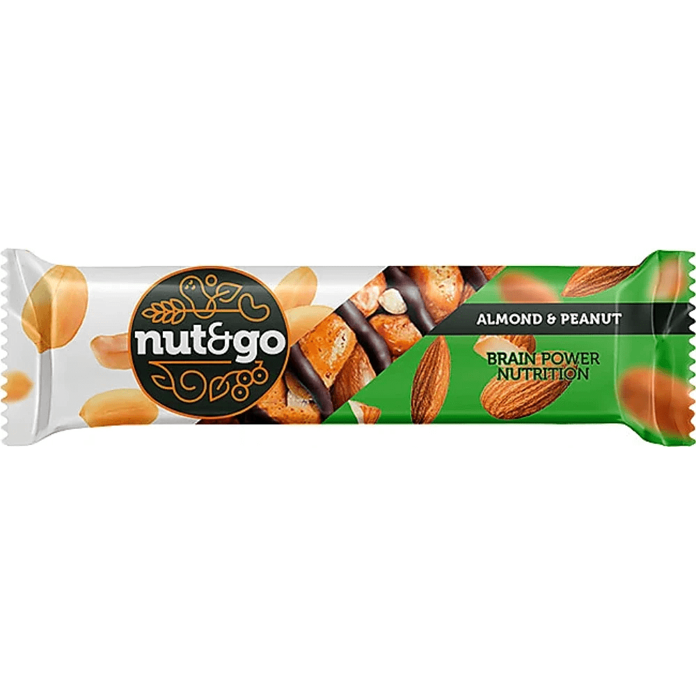 Батончик "Nut & Go" миндальный с арахисом, 36 г