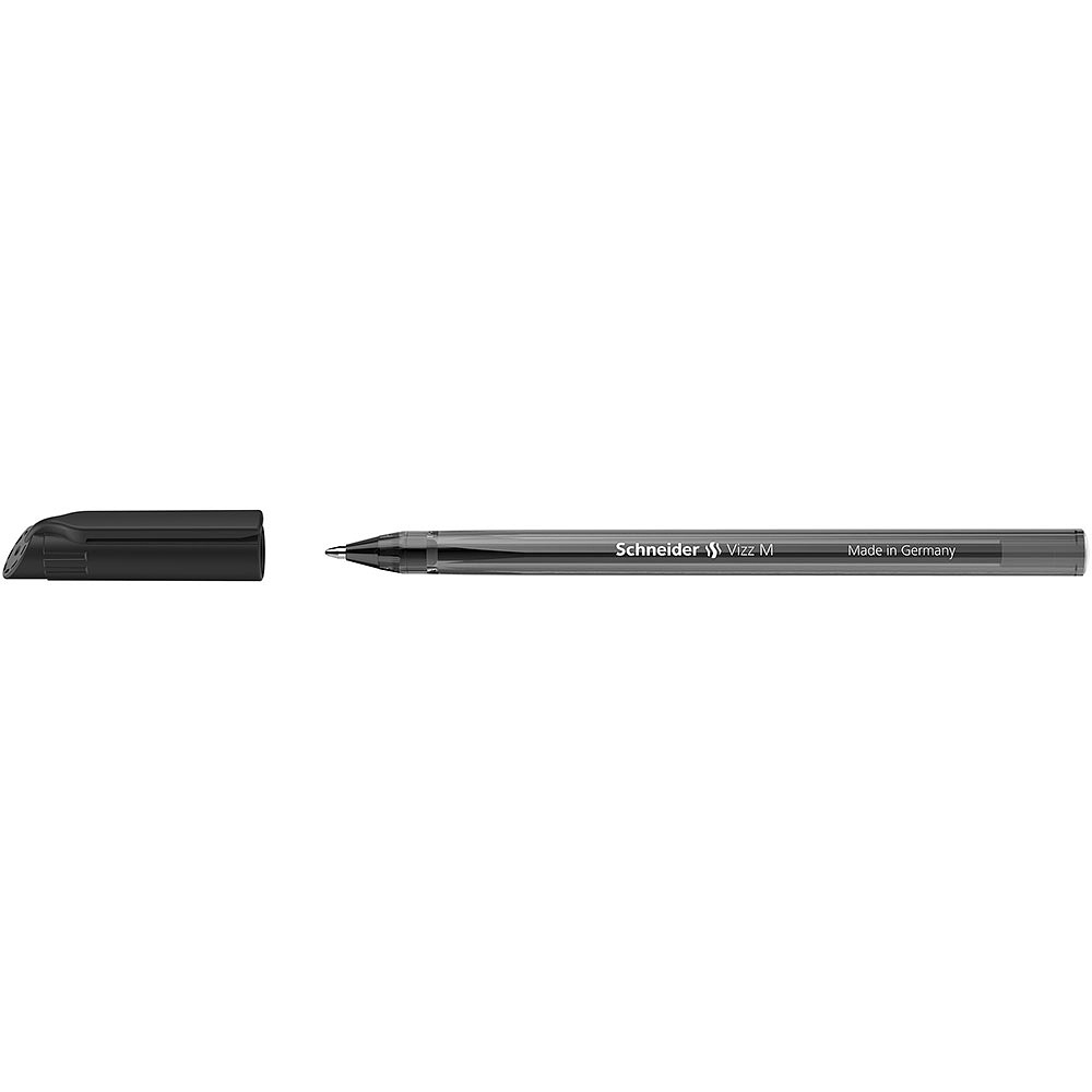 Ручка шариковая  "Schneider Vizz M", черный, стерж. черный - 3