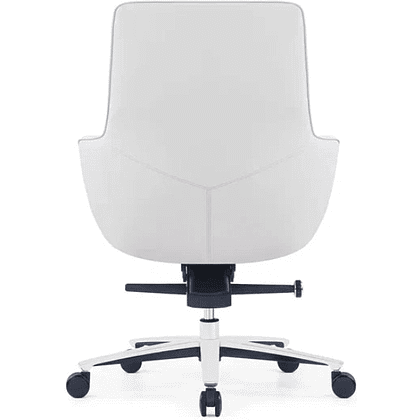 Кресло для руководителя SitZone CH-500B, кожа, алюминий, белый, -30% - 5