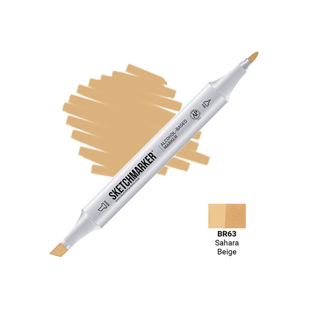 Маркер перманентный двусторонний "Sketchmarker", BR63 сахара