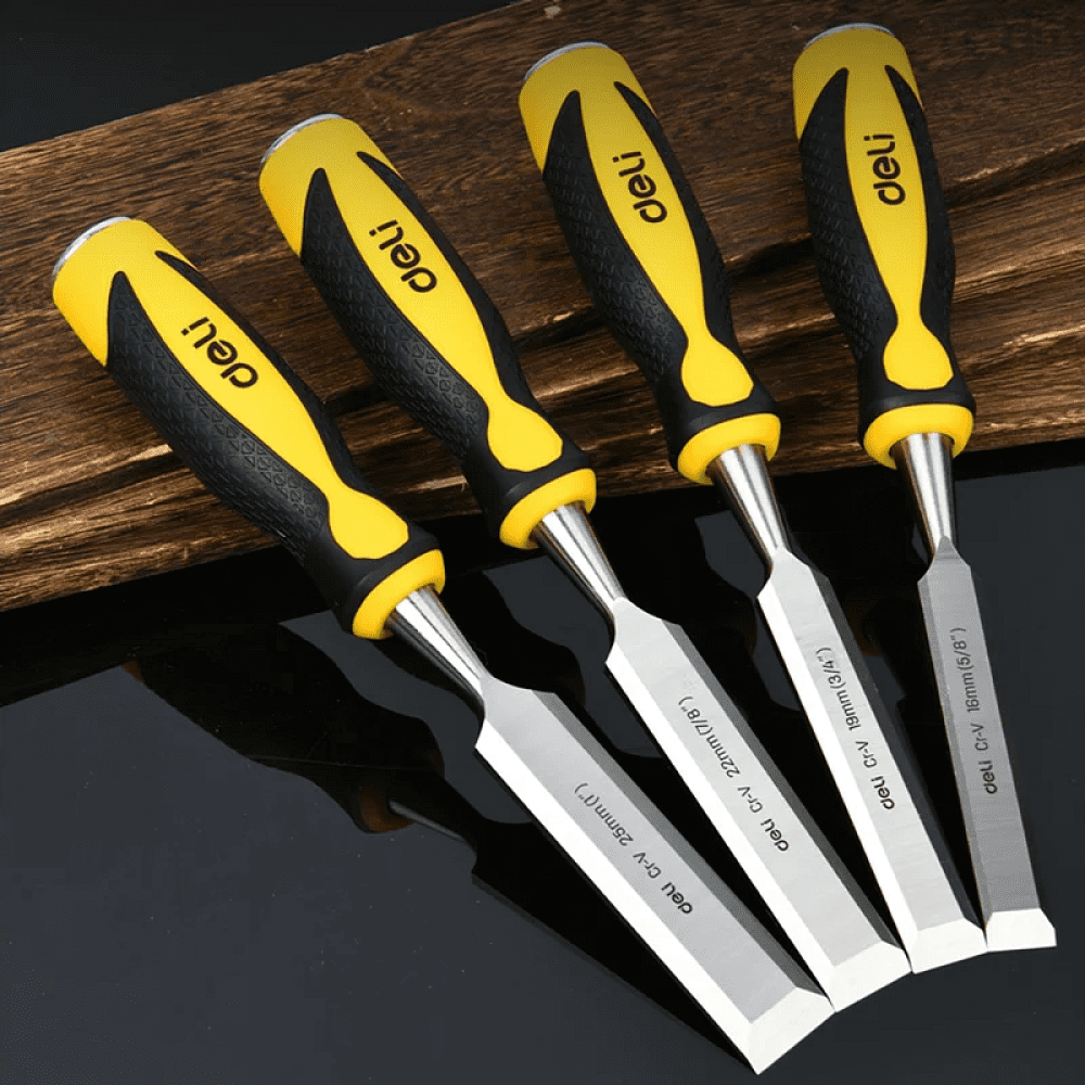 Стамеска "Deli", 16 мм, желтый - 5