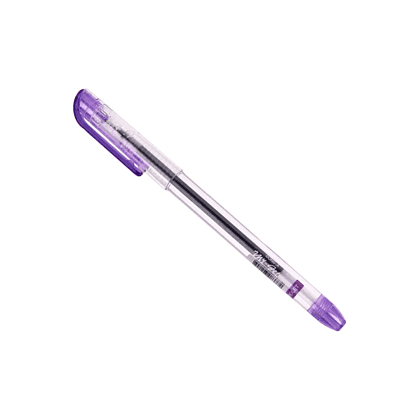 Ручка гелевая "My-Gel Standard", 0.5 мм, прозрачный, стерж. фиолетовый - 2