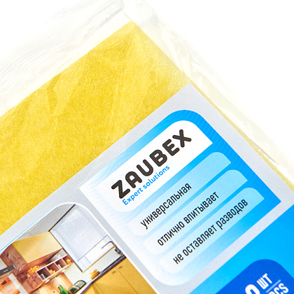 Салфетка из вискозы Zaubex, 30x38 см, вискоза, желтый - 3