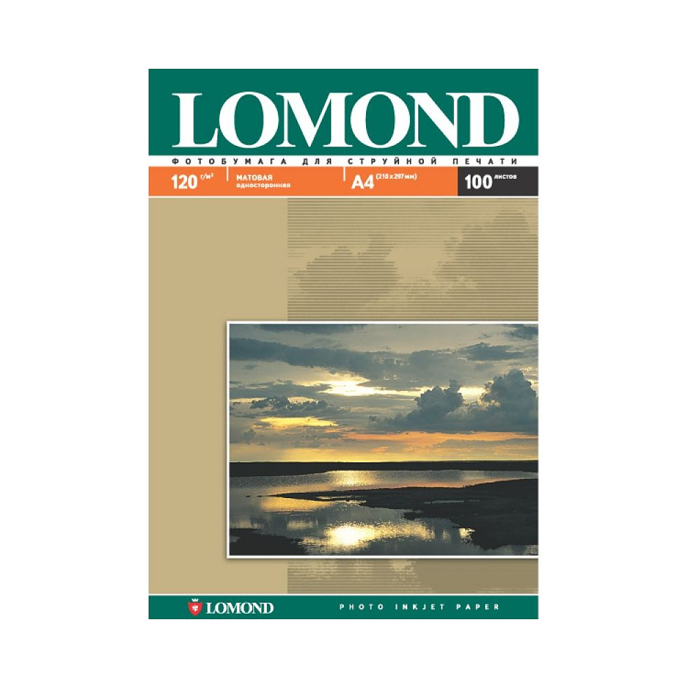 Фотобумага матовая для струйной фотопечати "Lomond", A5, 50 листов, 180 г/м2 - 2