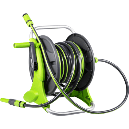 Шланг поливочный Amigo Grande 79605, на катушке, с распылителем, 1/2", 15 м
