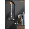 Молоток Deli HS EHT7008C, 0,25 кг, Soft Touch, оранжевый - 6