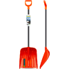 Лопата снеговая val GARDENA, 370x400, морозостойкий полипропилен, ребра жесткости, стальной черенок, D-образная рукоятка, оранжевый - 4