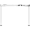 Стол с электроприводом WellDesk Prime 1300x675х18 белый/дуб санта-фе винтаж (9191462+9178196) - 6