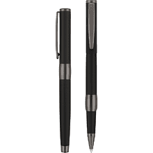 Набор ручек шариковые автоматические + роллер "Image Black Line RB"