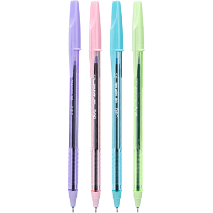 Ручка шариковая "Think", 0.5 мм, прозрачный, стерж. синий