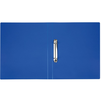 Папка на кольцах "СТАММ", А4, 2 кольца, пластик, синий - 4