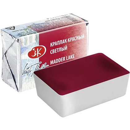 Краски акварельные "Белые ночи", 313 краплак красный светлый, кювета