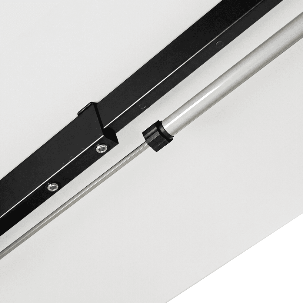Стол с электроприводом двухмоторный Fit Focus Space Dual (720-1200 мм), черный/Белый альпийский (регулируемый по высоте каркас арт. 9220296 и столешница арт. 9197776)  - 11
