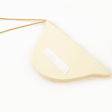 Игрушка бумажная елочная "10888062", 5 шт, бежевый