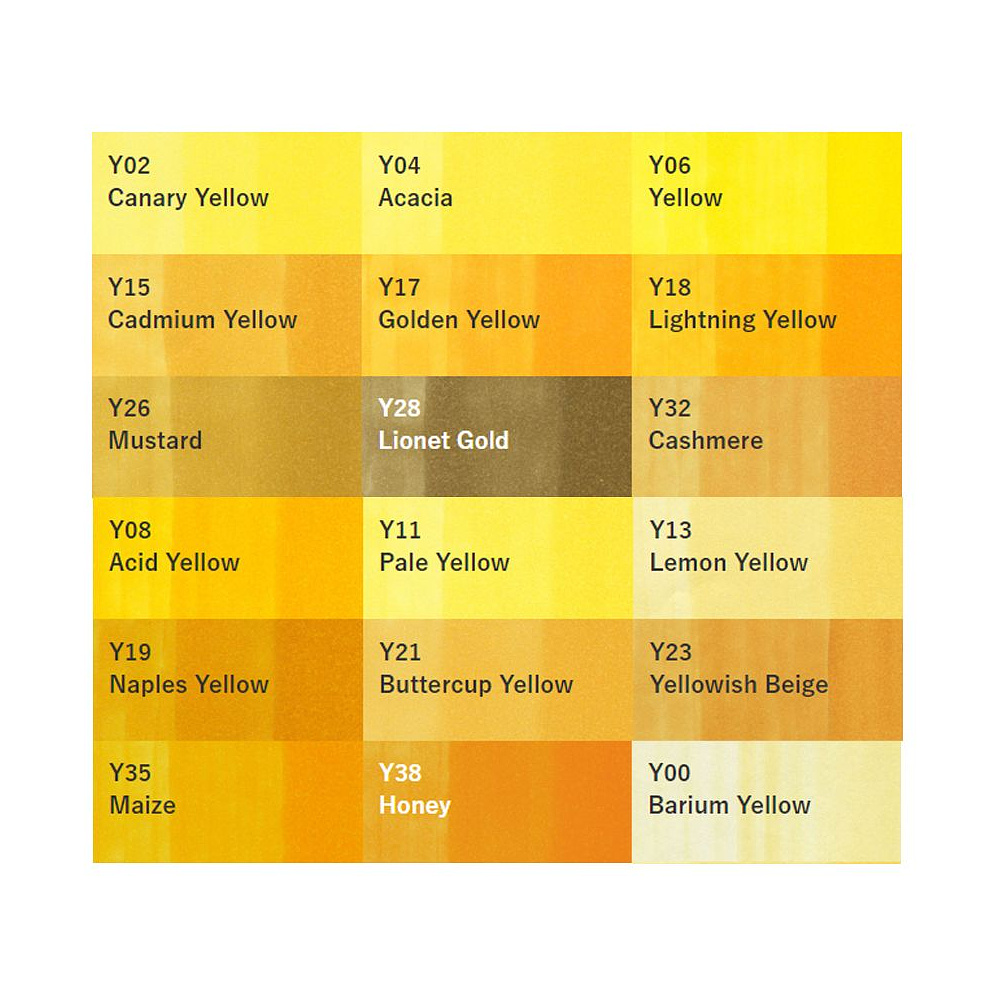 Маркер перманентный "Copic Sketch", Y-02 желтая канарейка - 2