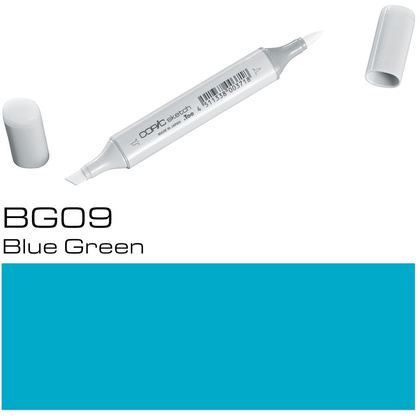 Маркер перманентный "Copic Sketch" BG-09, сине-зеленый